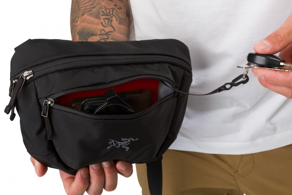 arc'teryx maka 2 waistpack bolsillos