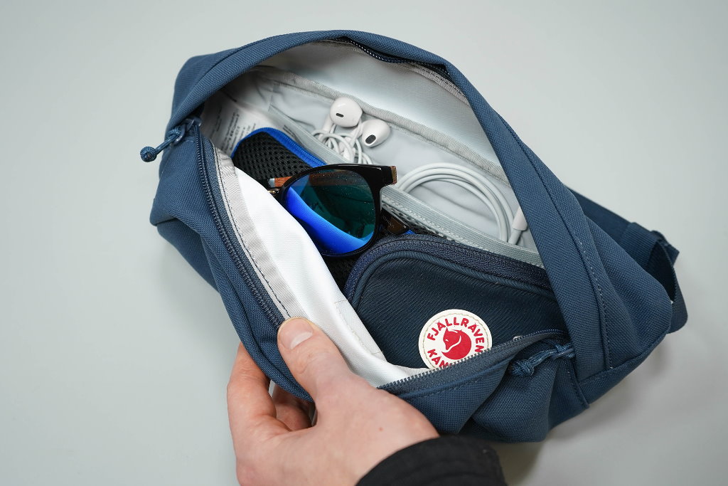 fjallraven ulvo hip pack medium interior