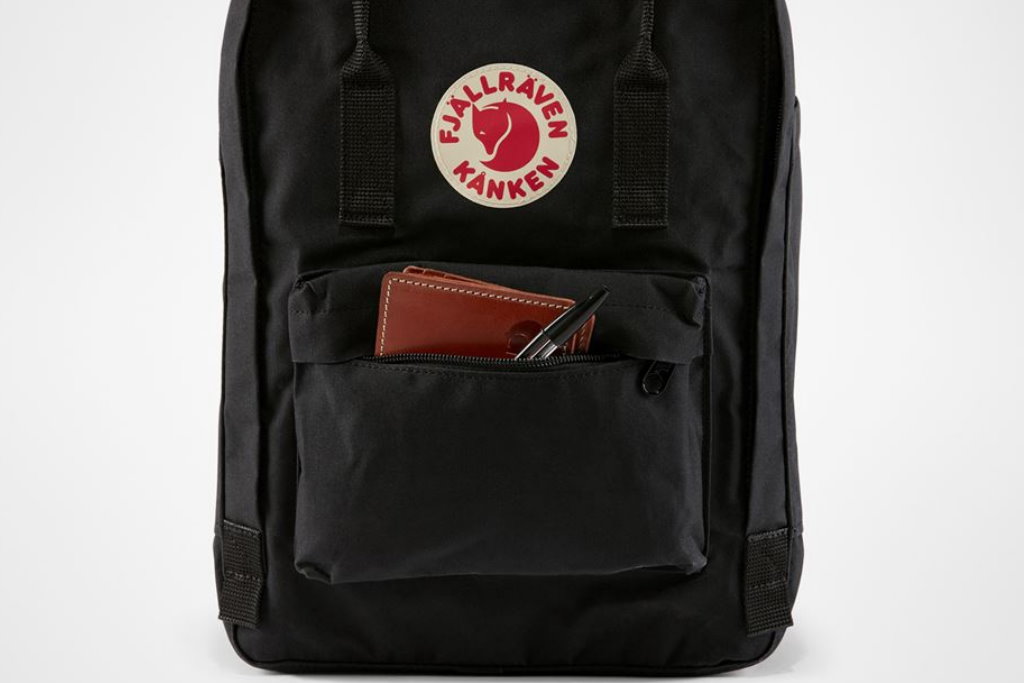 mochila para portatil fjallraven kanken 13 laptop backpack bolsillos