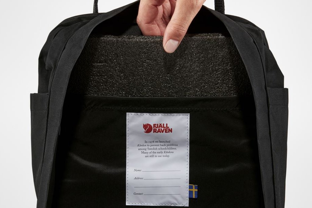 mochila para portatil fjallraven kanken 13 laptop backpack interior