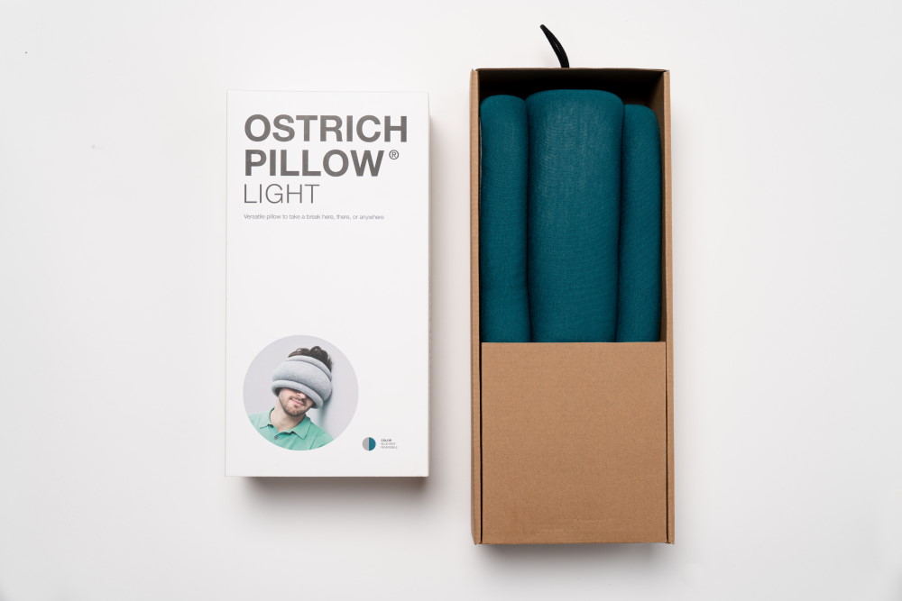 packaging ostrichpillow light abierto