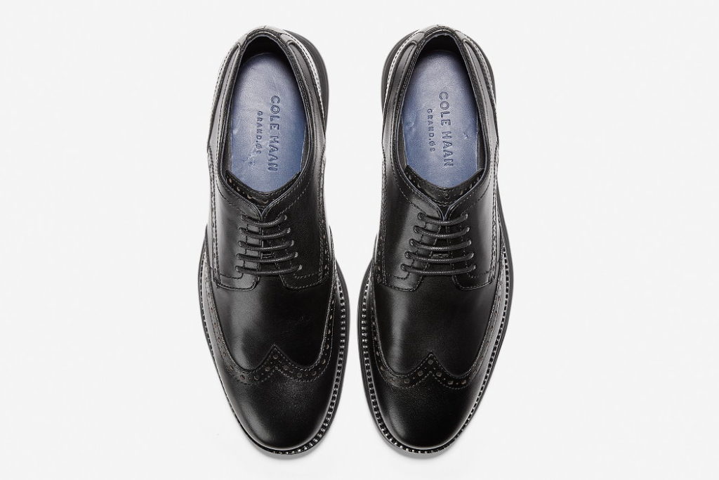 zapatos cole haan original grand wingtip oxford plano cenital