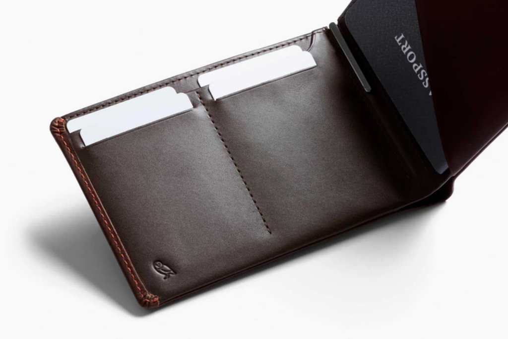 cartera de viaje bellroy travel wallet interior